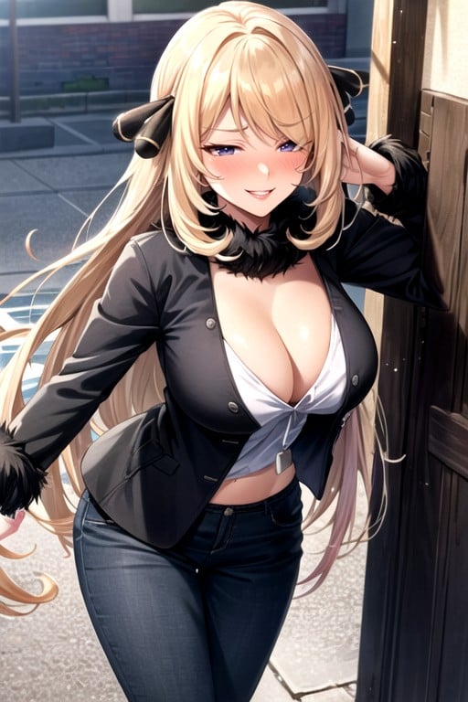 Espiègle, Cynthia (pokemon), VillePorno IA Hentai