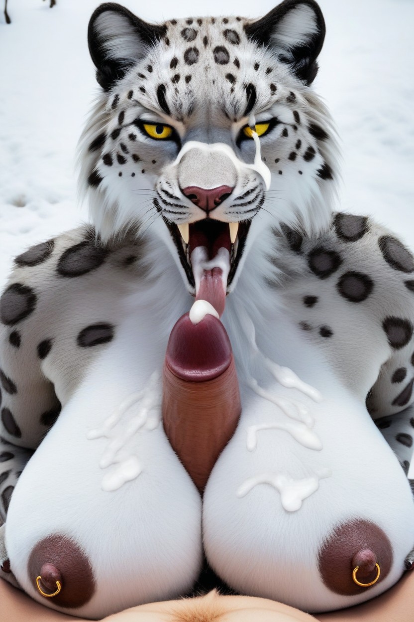 Angry, Siberian Forest, Open Mouth Furry AI Porn
