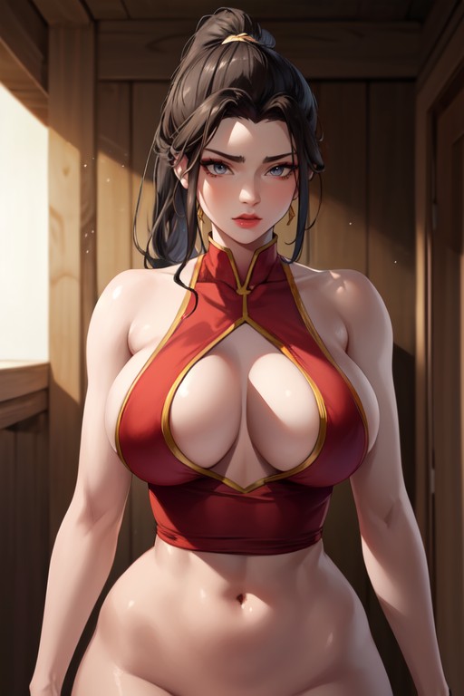 Großer Po, Große Brust, Azula (avatar)Hentai KI Porno