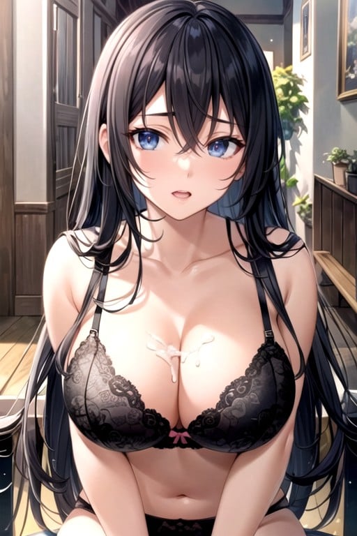 Black Bra, Black Hair, Gang BangAI黃片