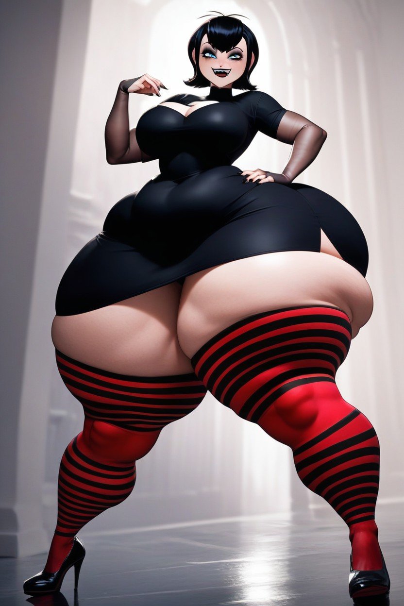 Front View, Huge Ass, Mavis Dracula AI Porn