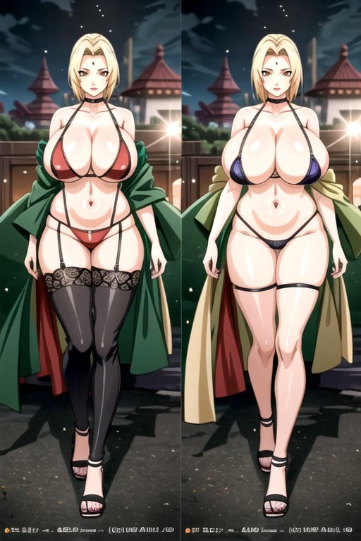 Perfect Face, Tsunade (naruto), Full Body ShotPorno IA de transexuales