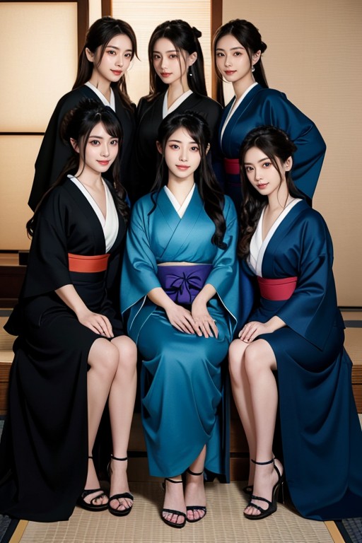 전신, Blue Kimono, JapaneseAI 포르노