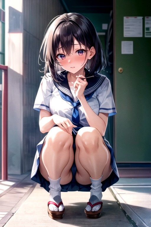 Small Ass, Short Length, School Uniform Hentai AI Porn