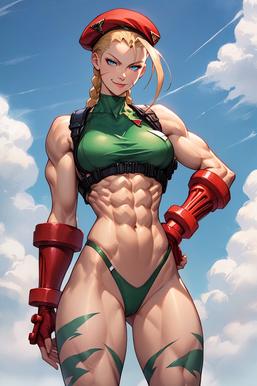 にやりと笑う, Cammy White From Street Fighter, フィットAIポルノ