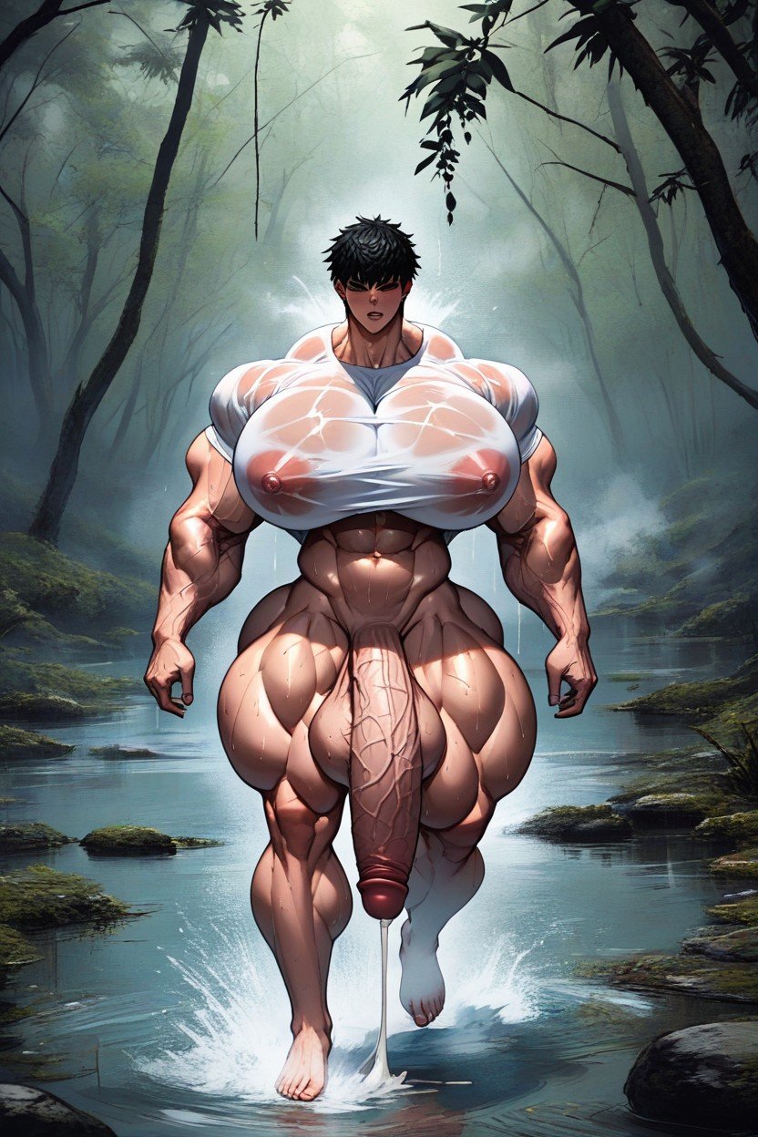 Caska From Berserk, Gigantic Breasts, Gigantic Latissimus Dorsi AI Porn