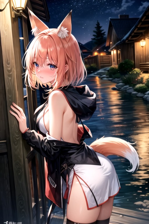 Slit Pupils, Boyish, Fox WomanPorno AI Hentai