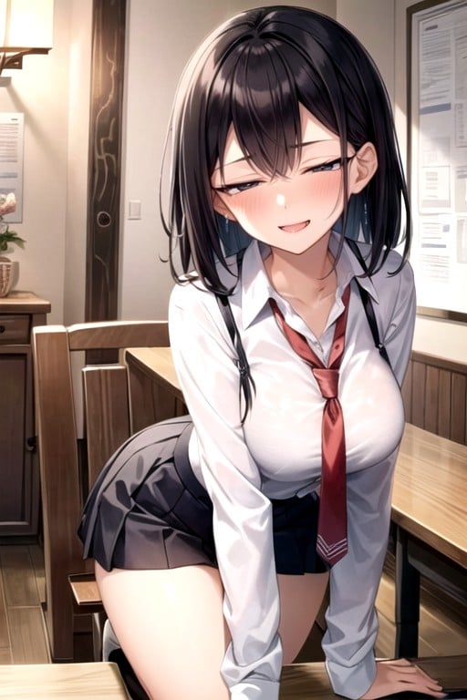 School Uniform, Model, Horny AI Porn