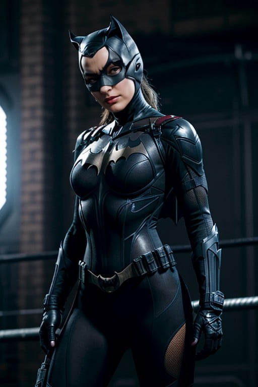 Front View, Catwomanbatman Arkham Knight, Full Body AI Porn