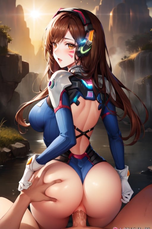 Orgásmica, D'va (overwatch), SuecaPorno AI Hentai