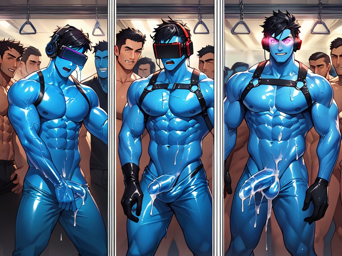 Harem, Naked, Shocked AI Gay Porn