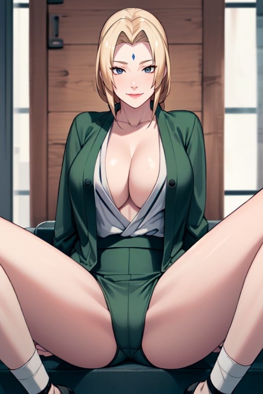 Clivage, Tsunade (naruto), Jambes ÉcartéesPorno IA Hentai