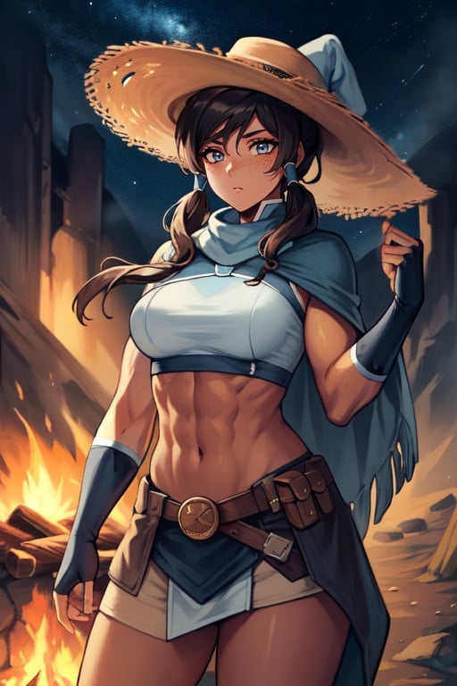 Add Detail, Wild West, Leather Cowboy Hat Hentai AI Porn