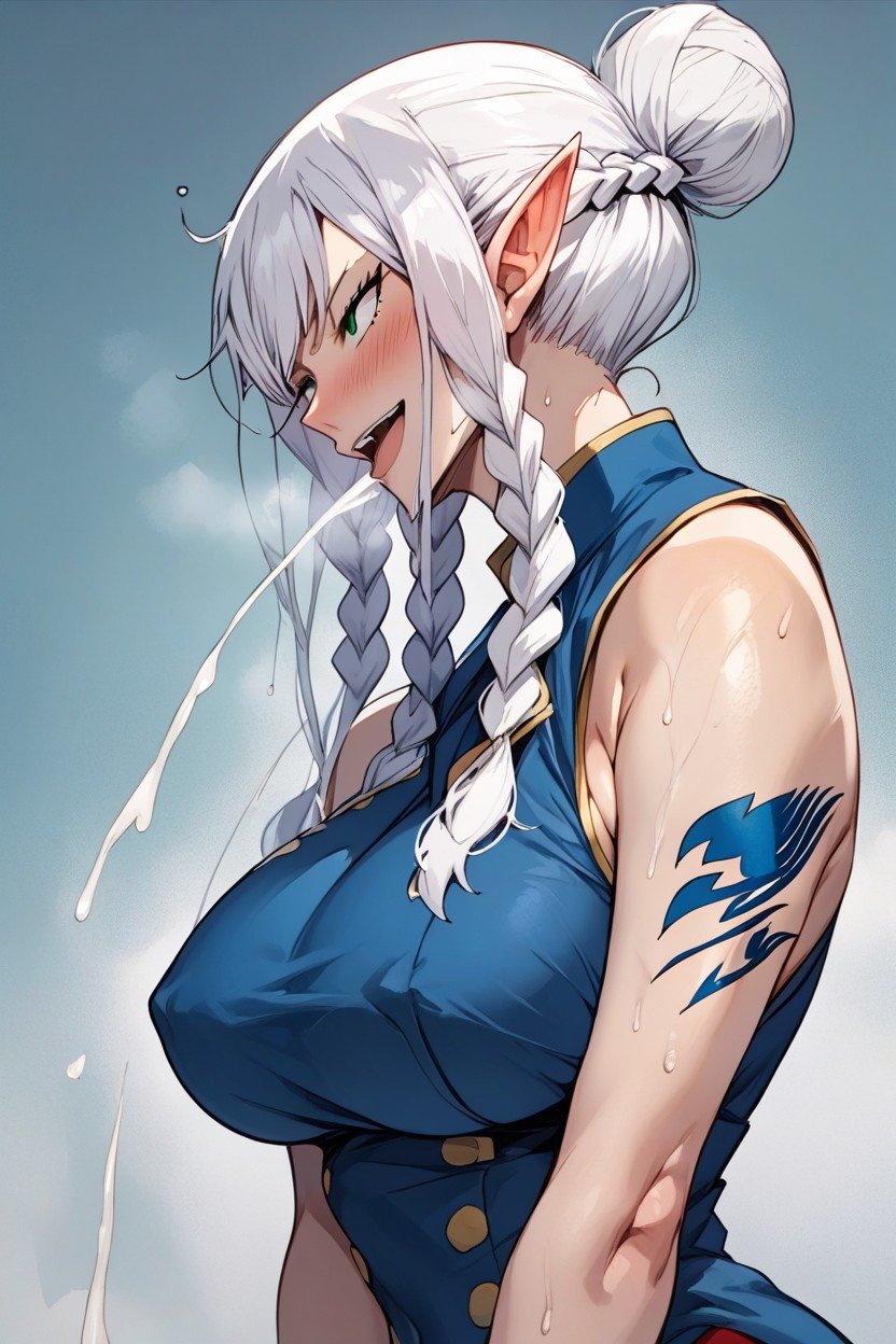 White Hair, Hair With Four Colors, Gigic PenisAI黃片