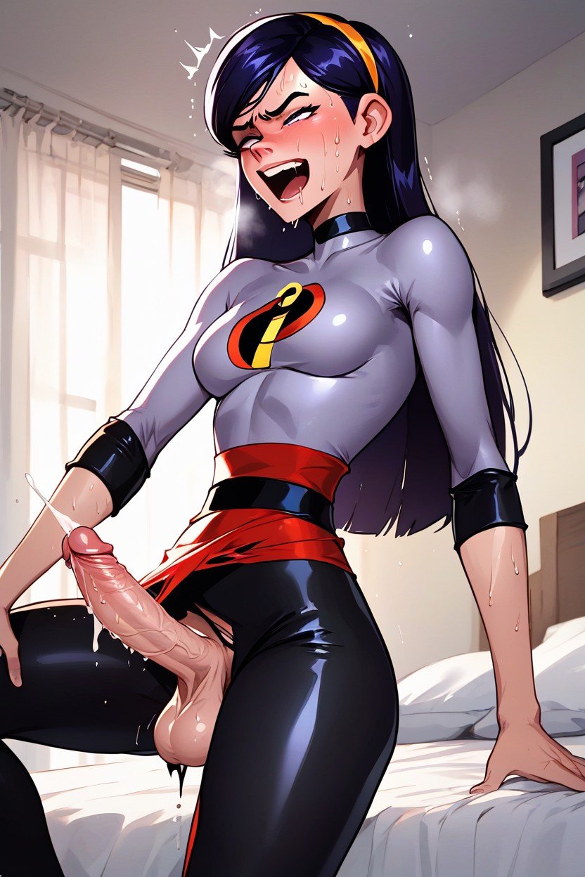 Medium Breast, The Incredibles Character, Sweaty Furry AI Porn