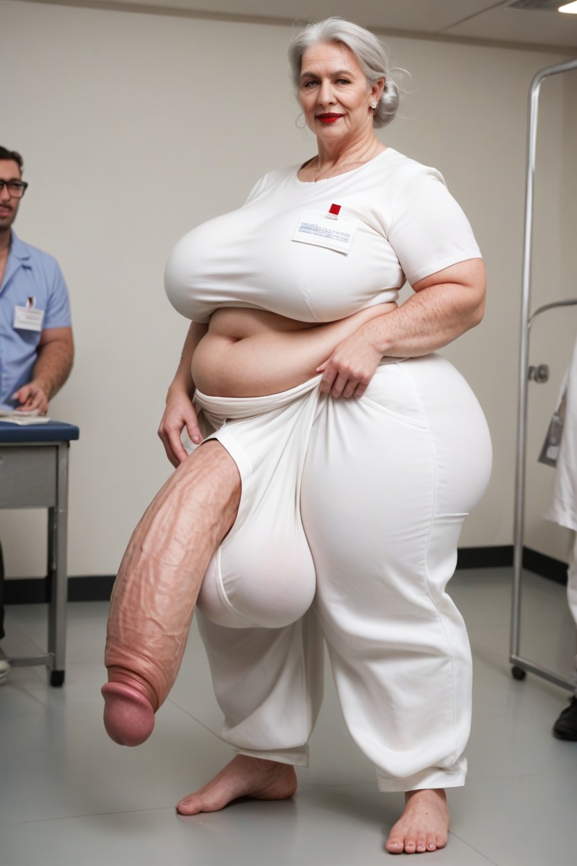 60+, Ssbbw, Hospital Shemale AI Porn