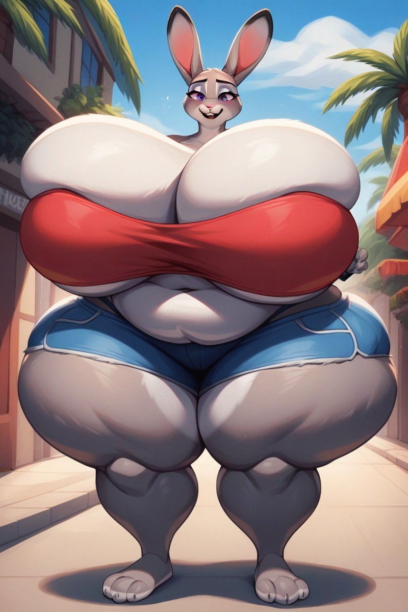 Bbw, Zootopia, Extremely Large Ass Furry AI Porn