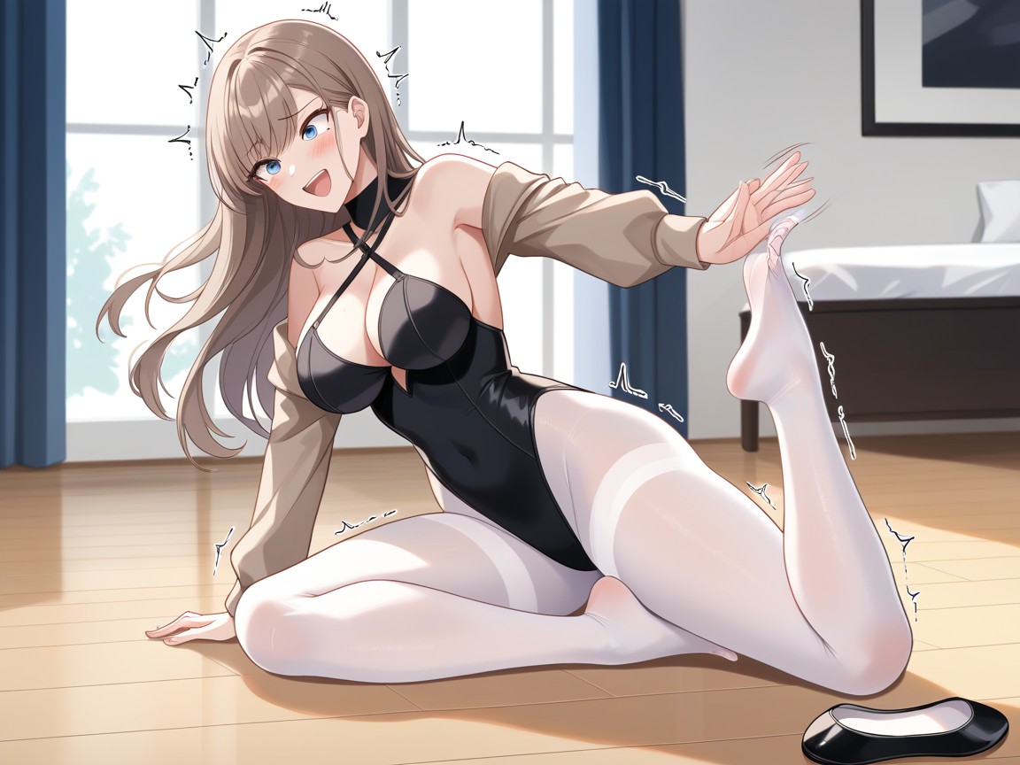 Perky Breasts, Ticklish, Hotel Room Hentai AI Porn