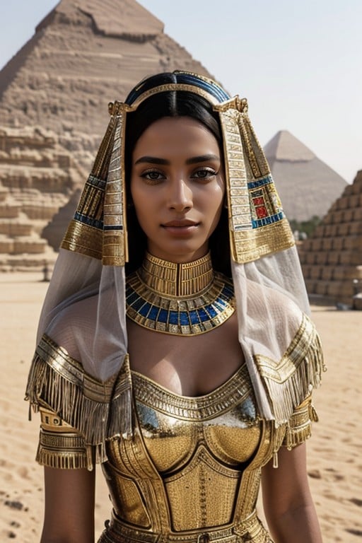 Cuerpo Completo, Cleopatra, El Cairo (pirámides)Porno AI