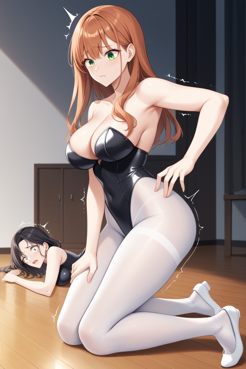 Beautiful Feet Legs, Perky Breasts, Ballerinas Transforming To Bimbos Hentai AI Porn