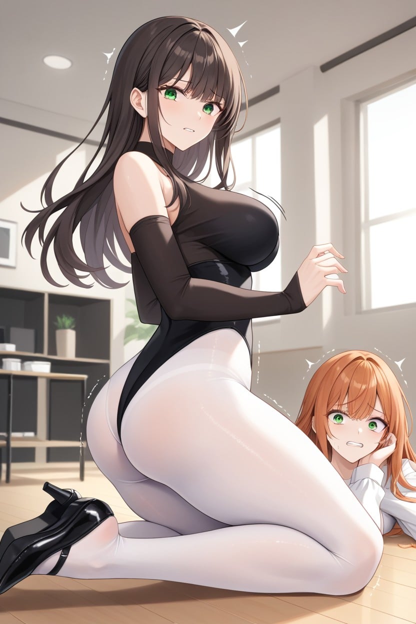 Ballet Shoes Falling Off, Body Spasms, Ballerinas Transforming To Bimbos Hentai AI Porn
