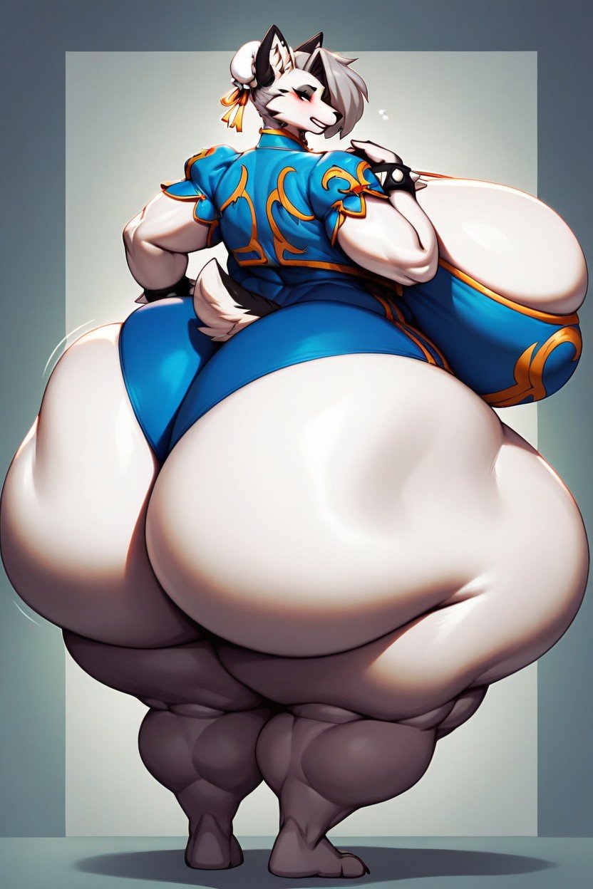 胸の拡大, Chun Li Clothes, Bubble ButtファーリーAIポルノ