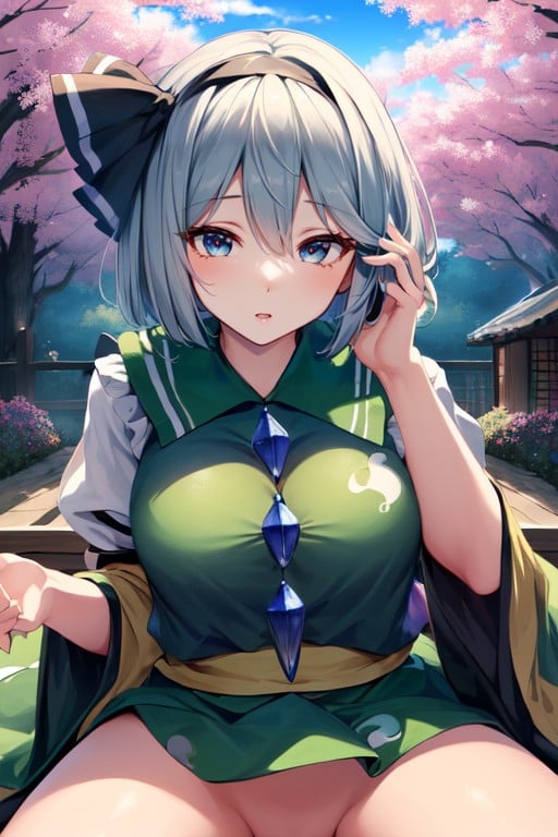 兩人照片, 坐下, Komeiji Koishi From Touhou ProjectAI黄漫