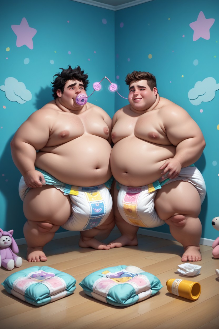 Plushies, People, Brain Drain AI Gay Porn