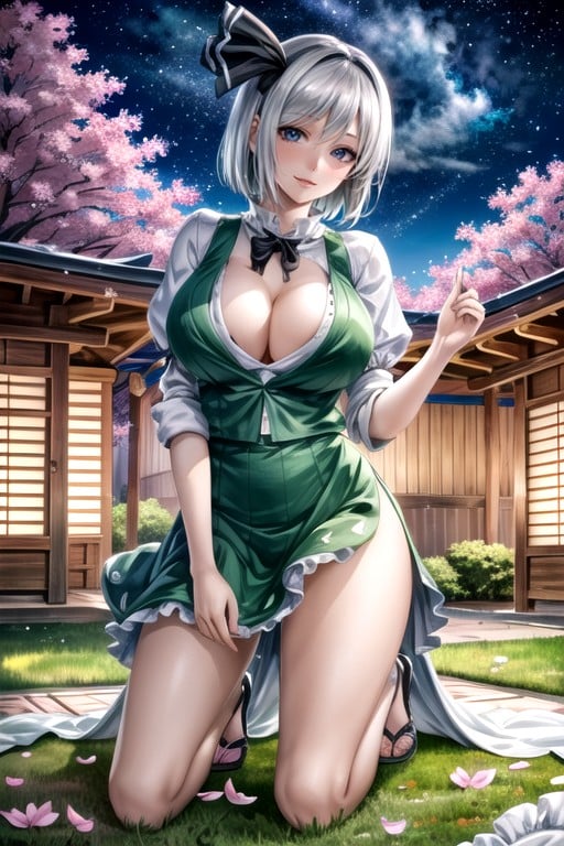 Ponto De Vista, Surreal, Jardim Sakura Hentai IA pornografia