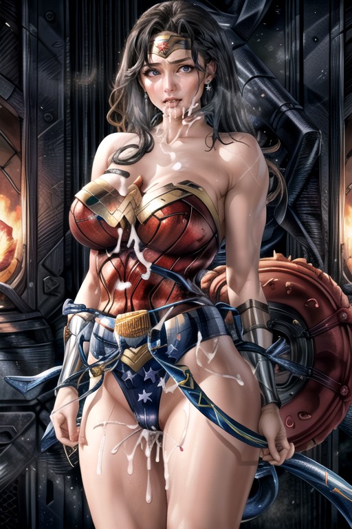 Creampie, Wonder Woman (dc), SurréalismePorno IA Hentai