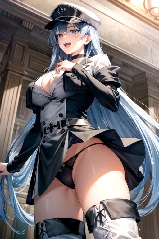 Esdeath (akame Ga Kill), De Abajo Hacia Arriba, TiernaPorno AI Hentai