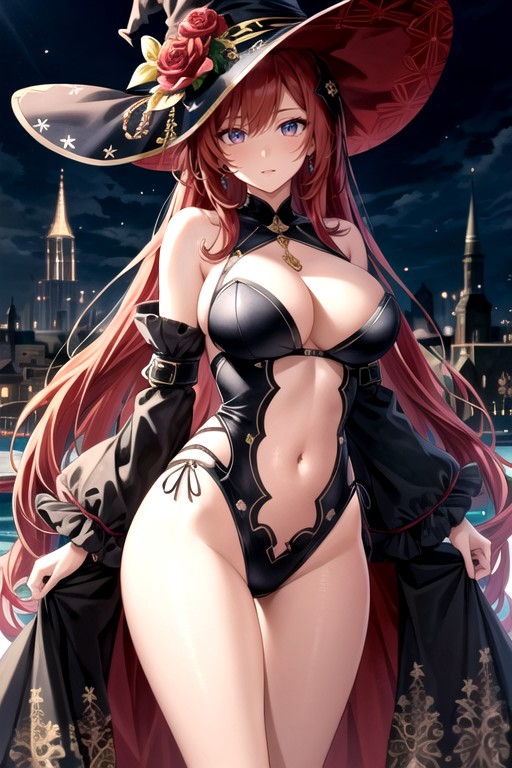 Cabelo Vermelho, Witch, 20s Hentai IA pornografia