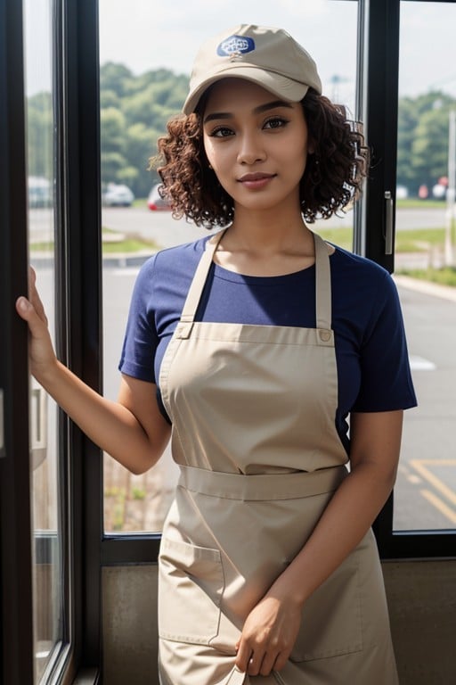 Trabajador De Tienda De Conveniencia, Ventana Con Vista, MalayaPorno AI