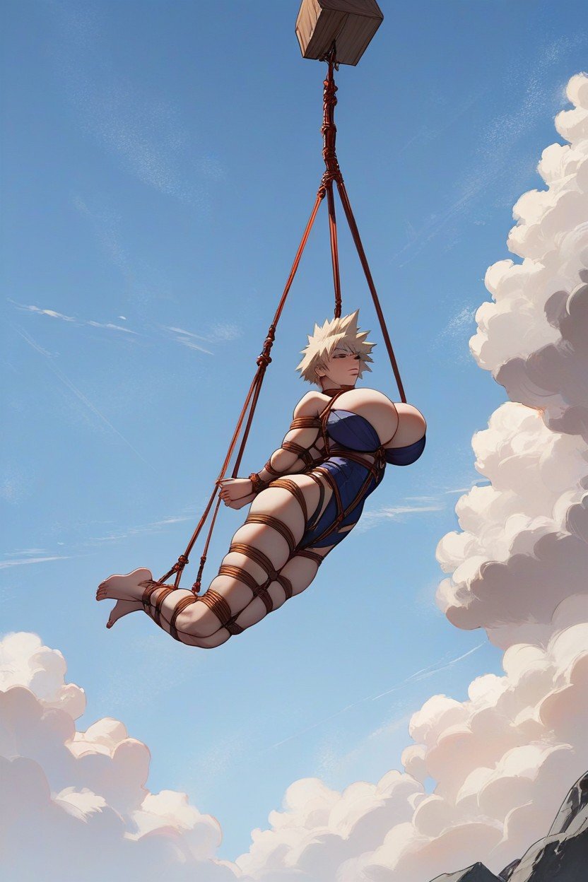 Katsuki Bakugo Gigantic Cock, Suspension Shell Bondage, Gigantic BreastsPorno IA