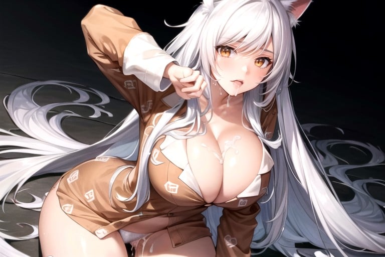 Creampie, Massive Breast, Black Hanekawa (bakemonogatari) AI Porn