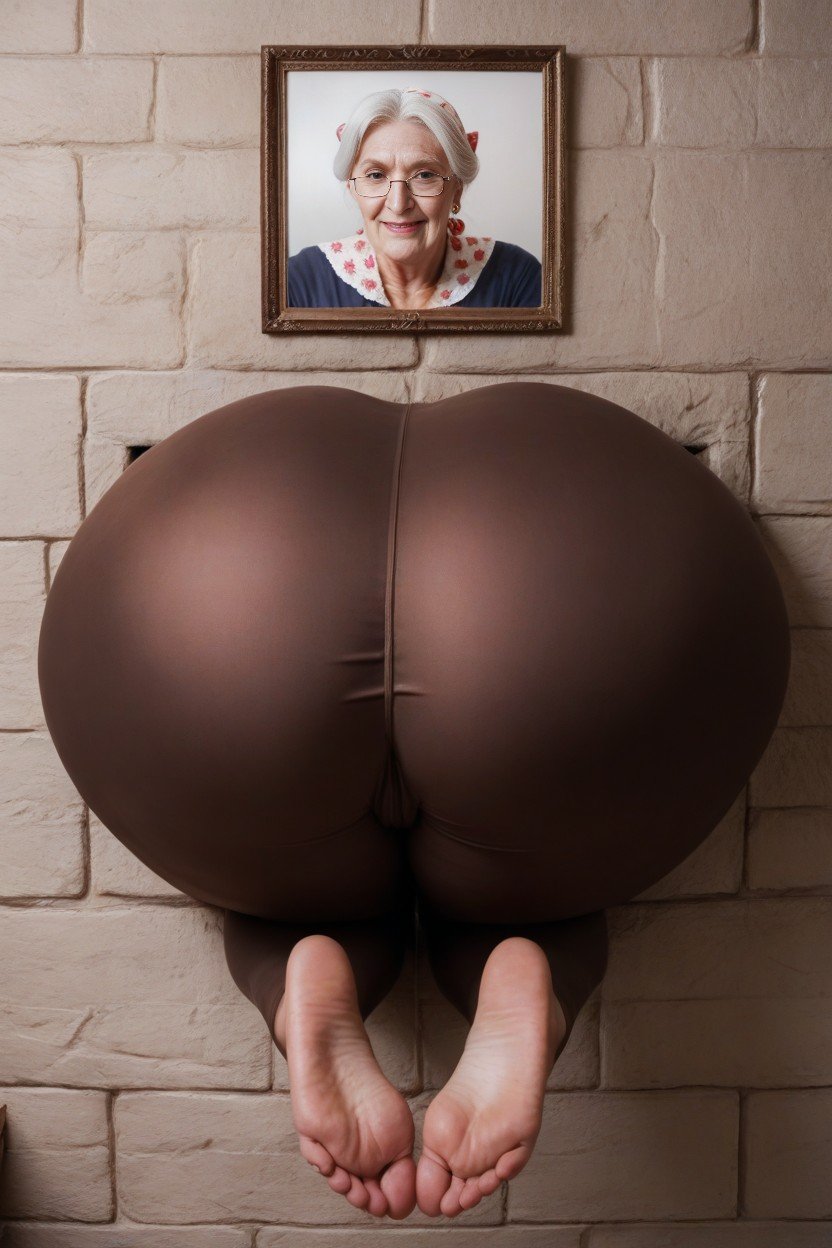 Maigre, Granny Stuck In Wall, Bare FeetPorno IA