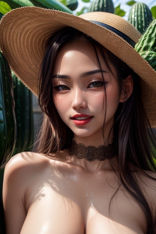 Straight Hair, Perky Breasts, 苗条AI黄片