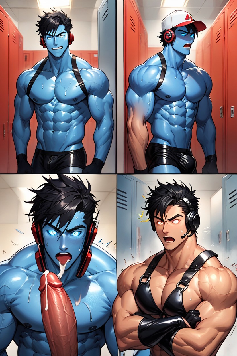 Hat, Harness, 20s AI Gay Porn