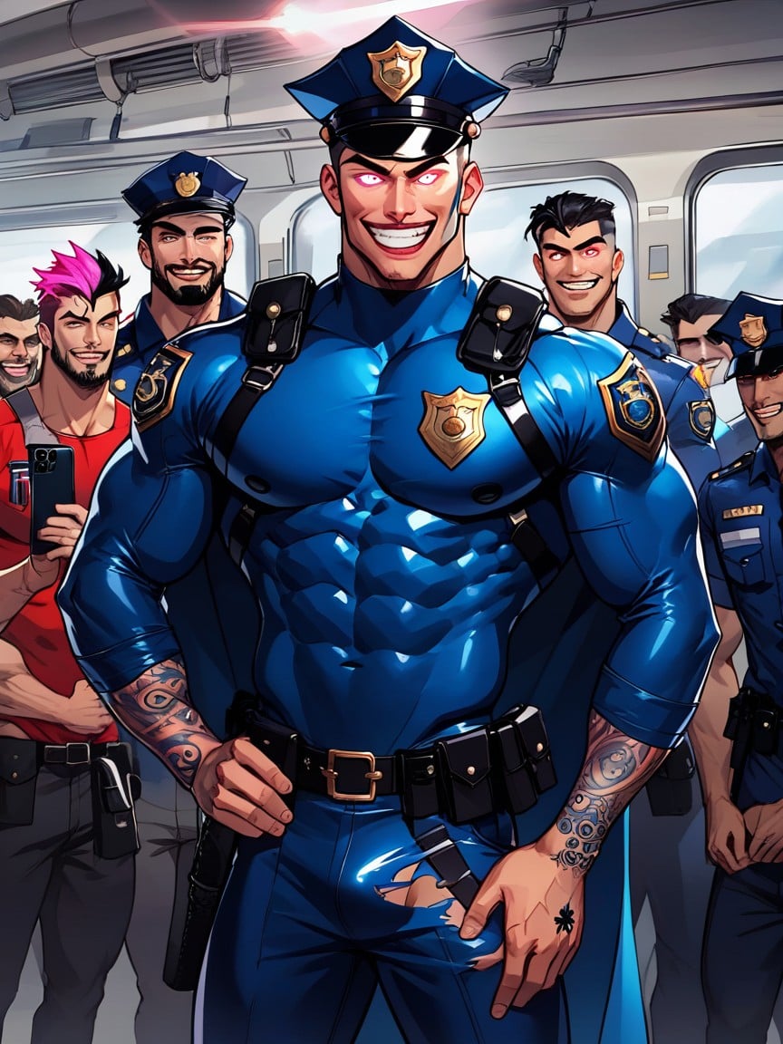 Ojos Brillantes, Aggressive Sex, Latex Long Sleeves Porno gay IA