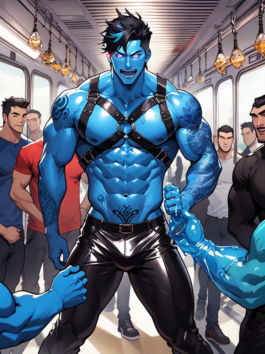 Presenting, People In Background, Orgy AI Gay Porn