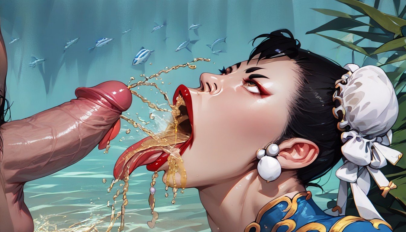 Side View, Chun Li, Open Mouth AI Porn