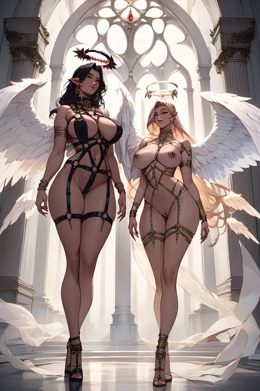 Second Demon, Wings, Thighs Harness AI Porn