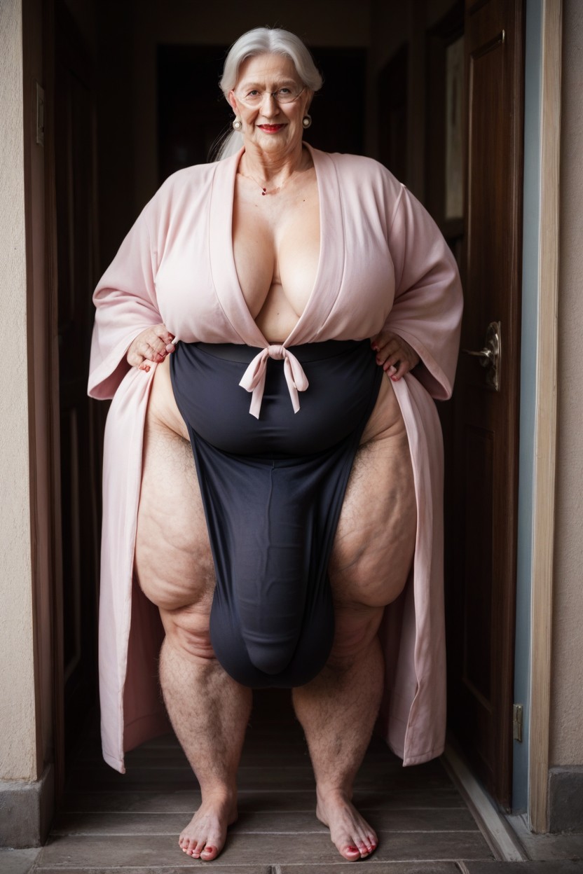 Big Belly, Full Body, Top Down Shemale AI Porn