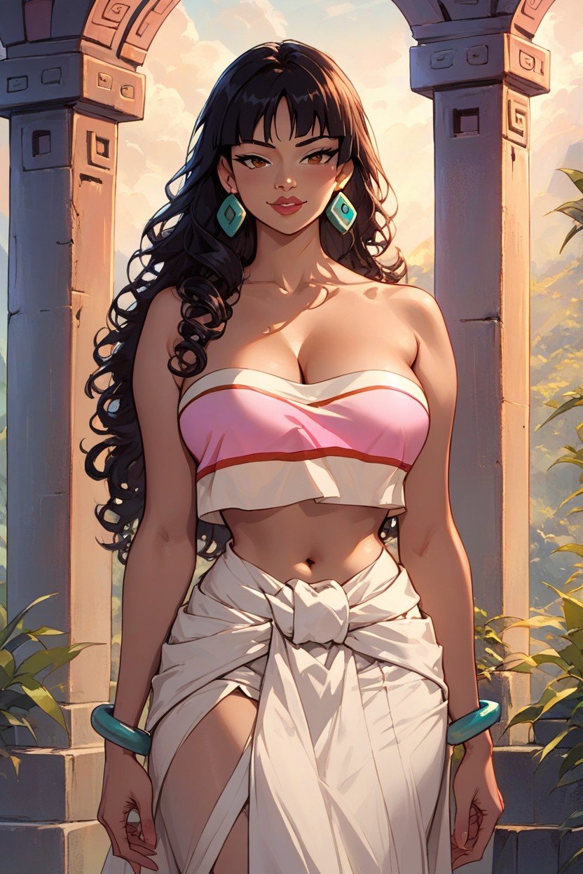 Chel From El Dorado, Curly Hair, 卷发AI兽人黄片