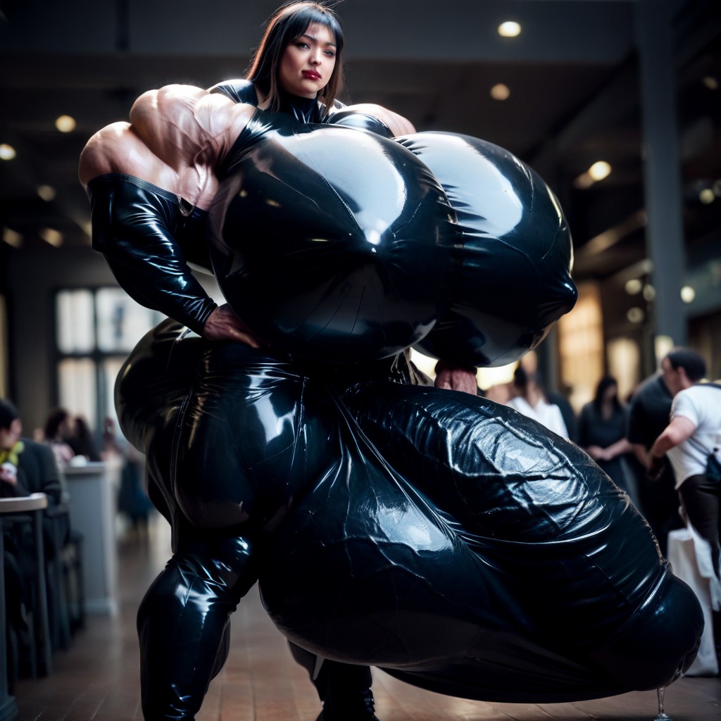 Gigantic, Hyper Gigantic Thick Penis, Disgusted Shemale AI Porn
