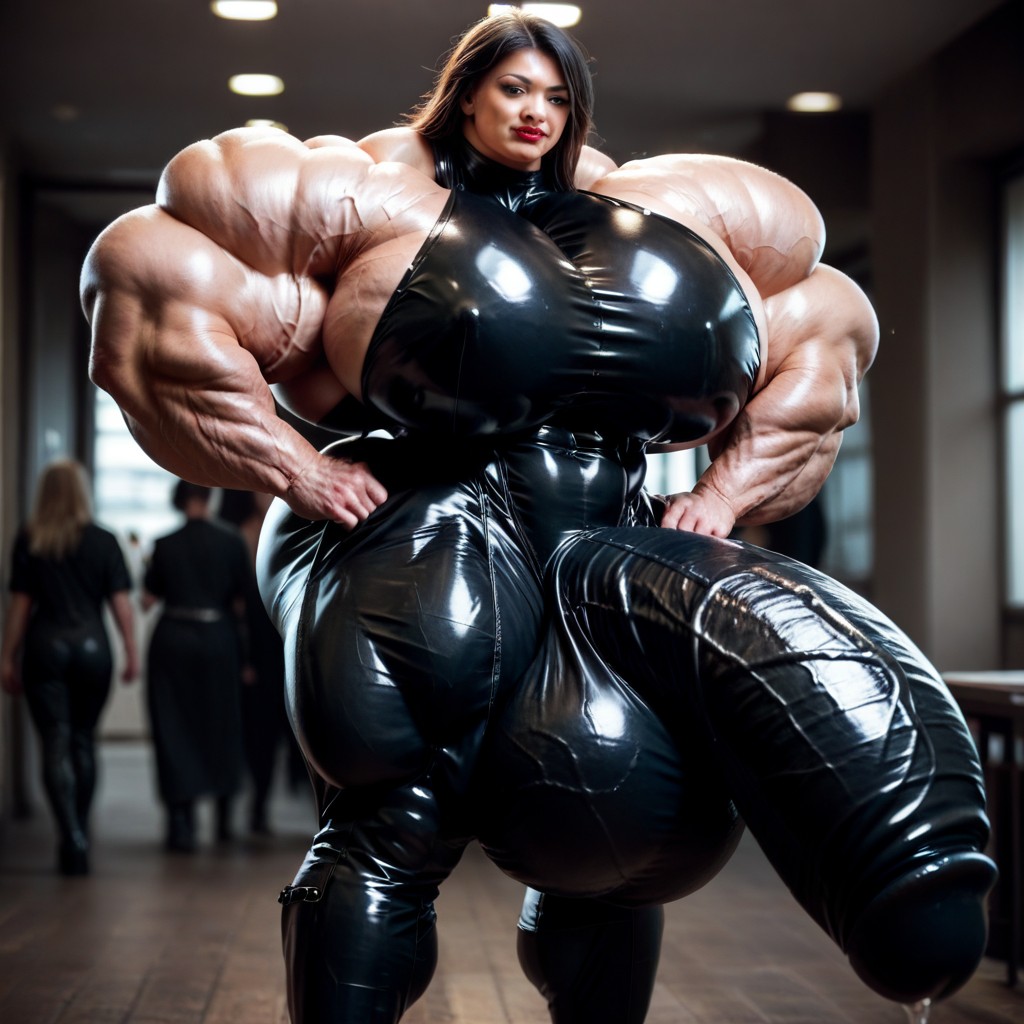 Gigantic, Full Body, Hyper Gigantic Massive Penis Shemale AI Porn