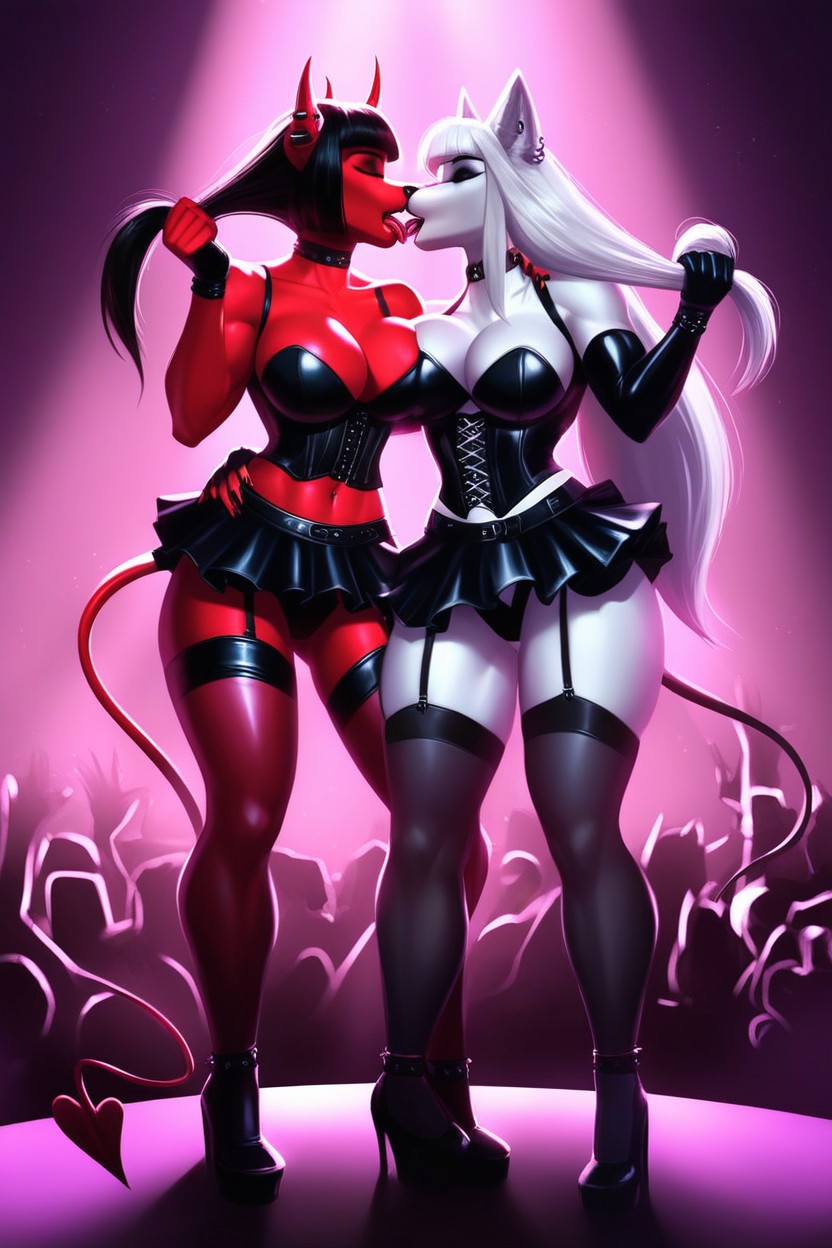 Form Fitting Clothes, Devil, 18 Furry AI Porn