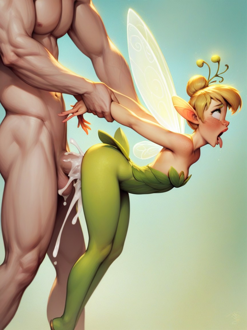 Side Ass View, Tinkerbell, Ahegao Hentai AI Porn