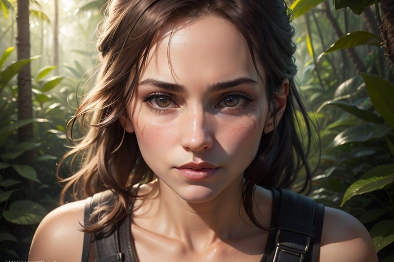 Lara Croft, Collant, Selva Pornografia de IA