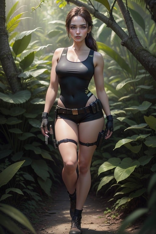 Jungle, Full Body, Leotard Hentai AI Porn